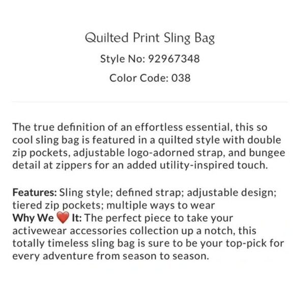 New Free People Camo Sling Bag - Picture 10 of 10